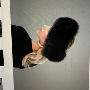 Fur headband/scarf: new w tags. Real fox fur